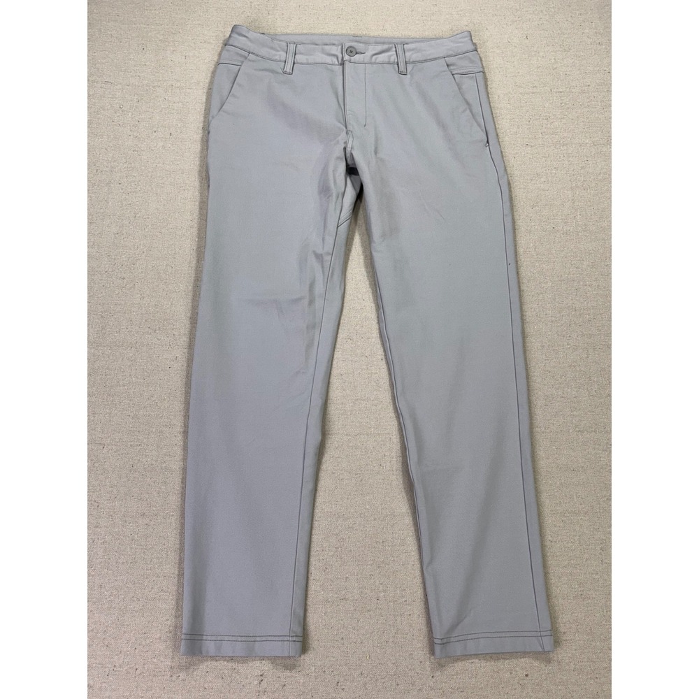 BYLT Premium Basics Everyday Pant 2.0 Mens Blue Gray Stretch Chino Trousers
